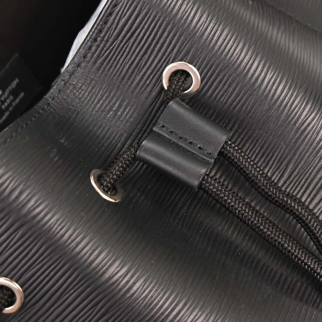 Louis Vuitton Christopher Backpack Epi Leather Black Leather Backpack Bag (Pre-Owned)