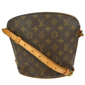 Louis Vuitton Drouot Handbag Monogram Canvas Brown Canvas Shoulder Bag Bag (Pre-Owned)