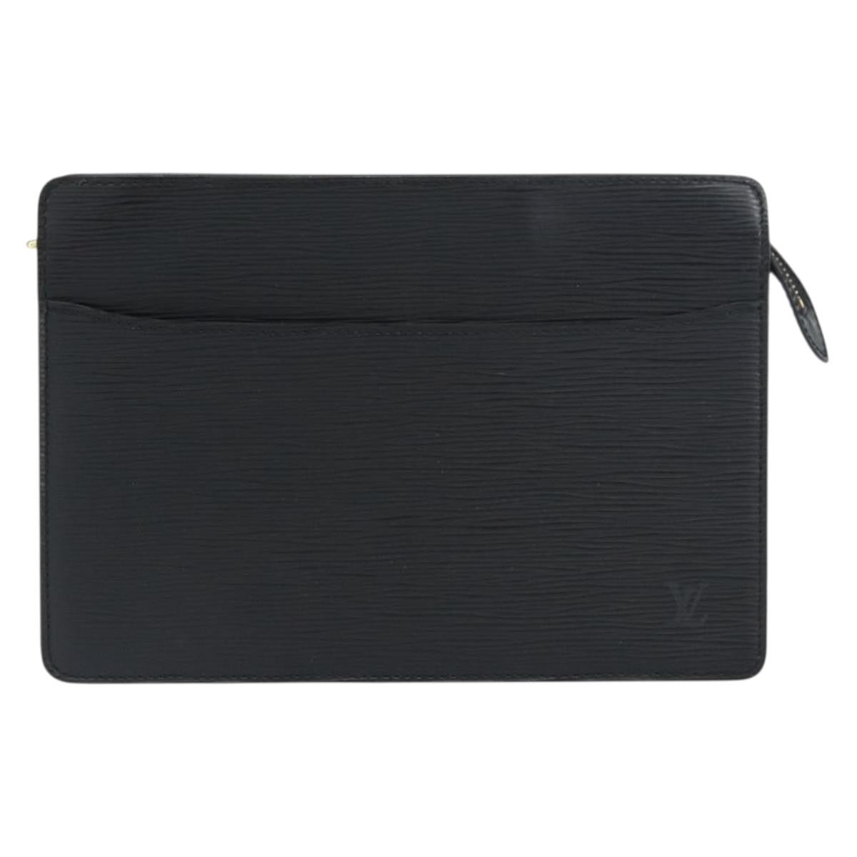 Louis Vuitton Pochette Homme Epi Leather Black Leather Clutche & Pouche Bag (Pre-Owned)