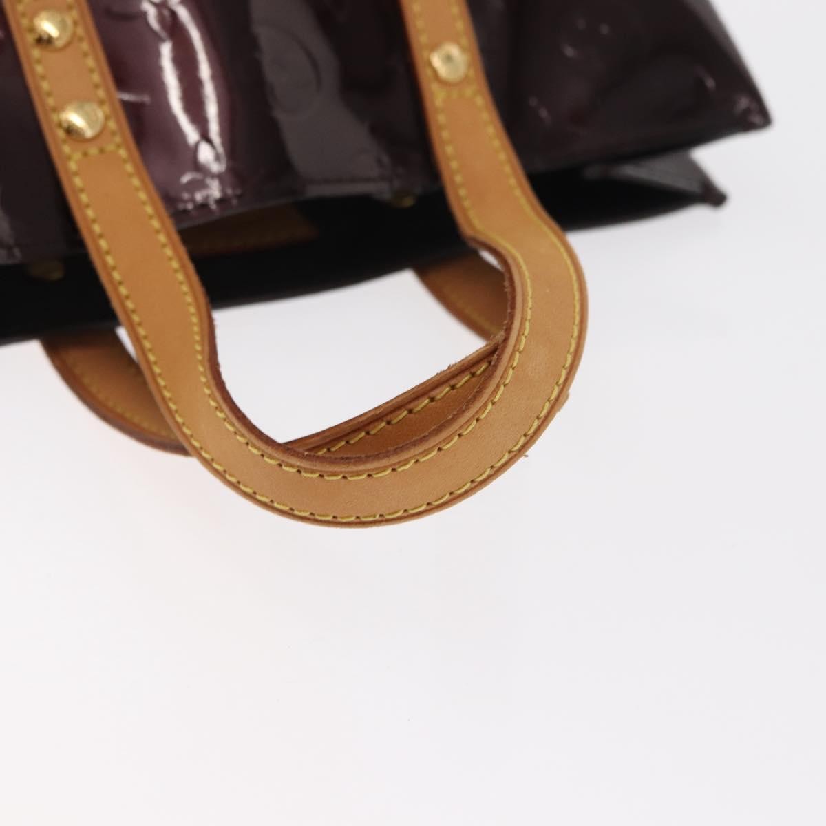 Louis Vuitton Reade Handbag Monogram Vernis Burgundy Patent_Leather Handbag (Pre-Owned)