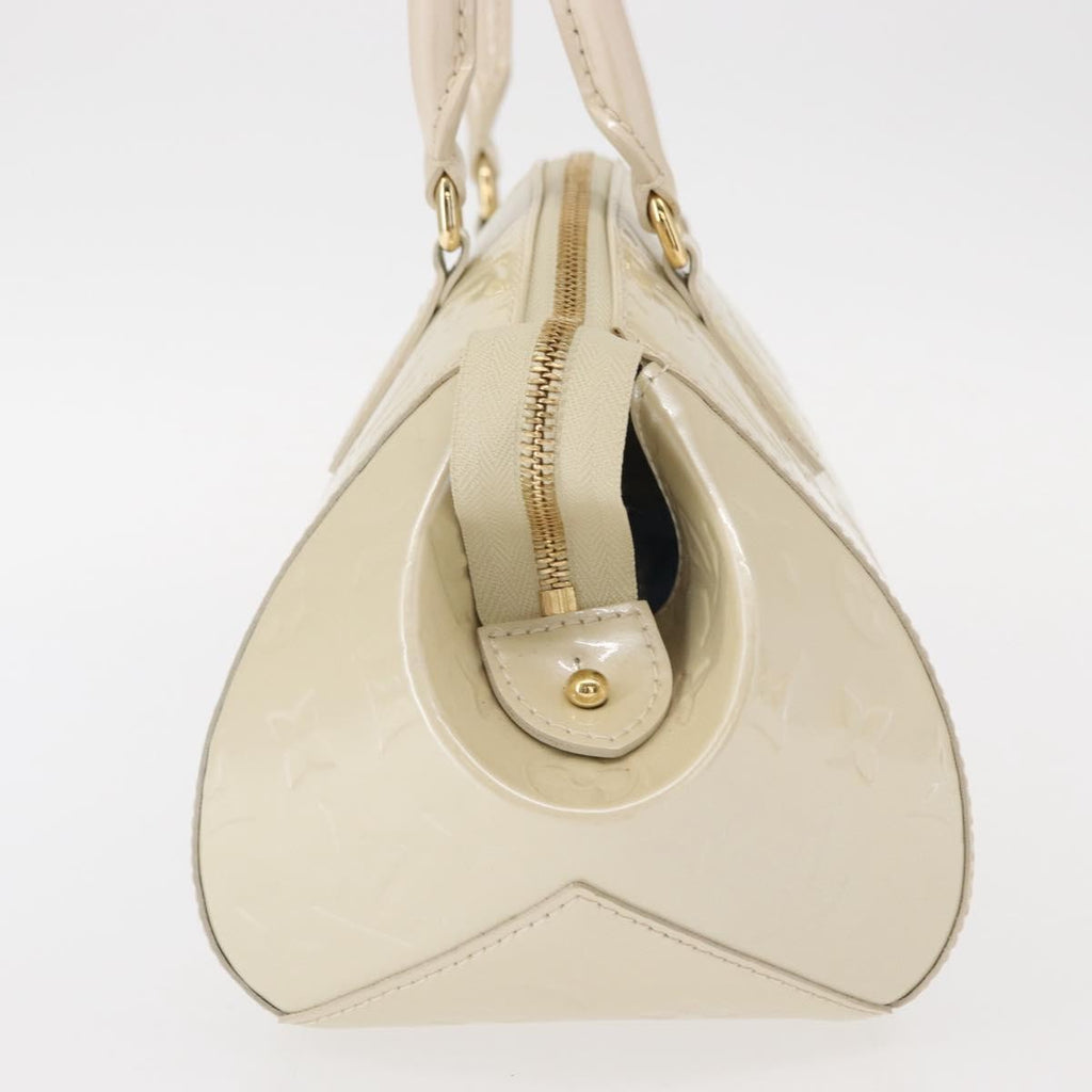 Louis Vuitton Sherwood Handbag Monogram Vernis Beige Patent_Leather Handbag (Pre-Owned)