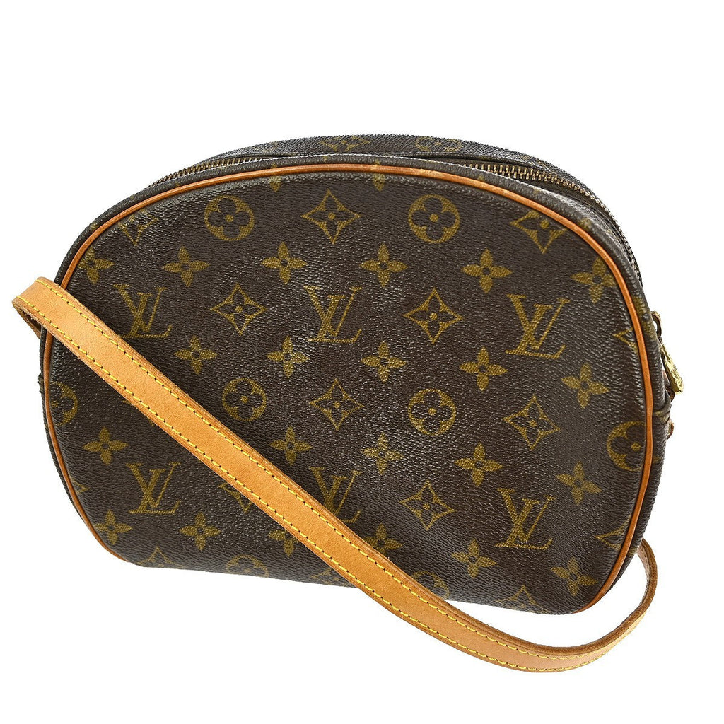 Louis Vuitton Blois Handbag Monogram Canvas Brown Canvas Shoulder Bag Bag (Pre-Owned)