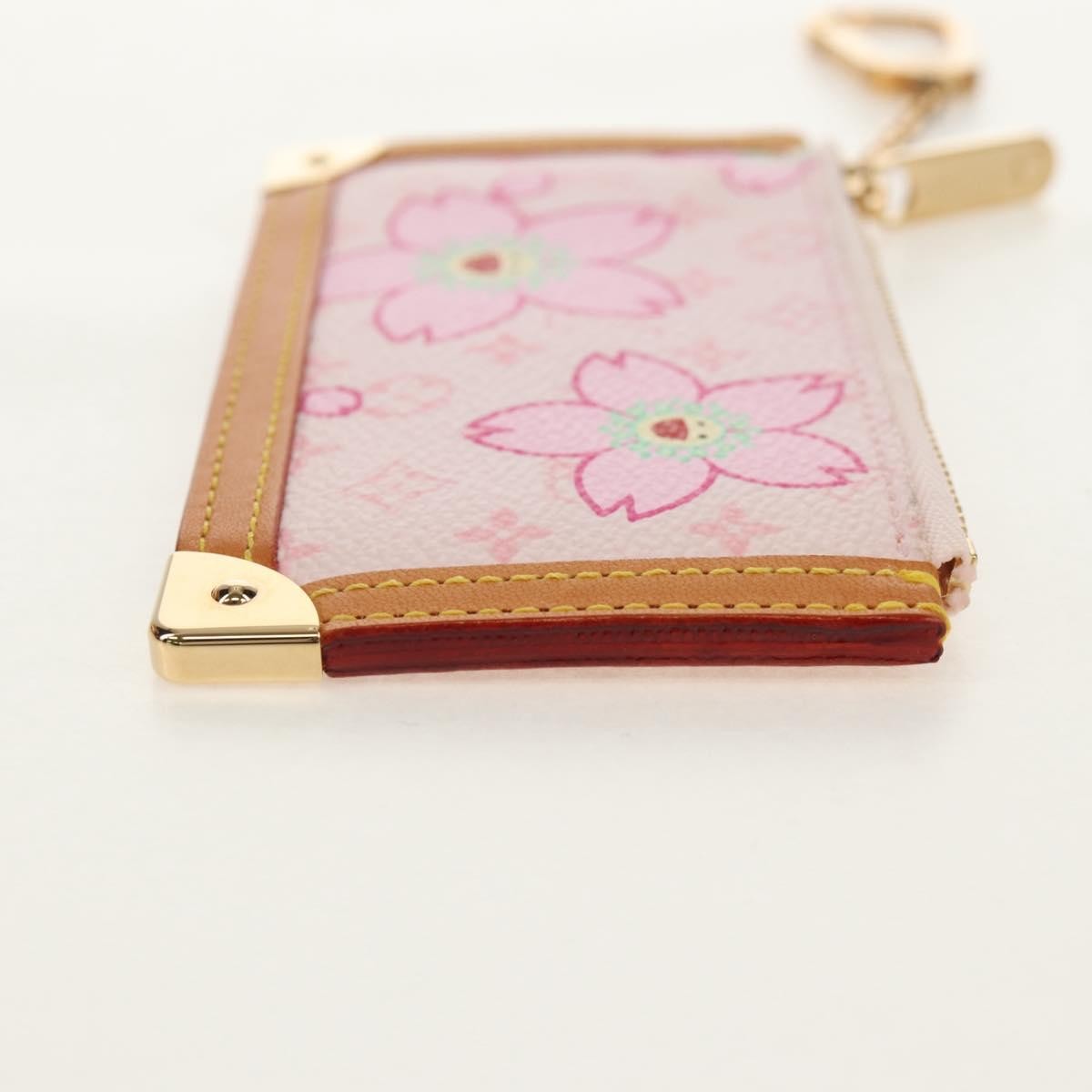 Louis Vuitton Pochette Cles Key Pouch Reverse Monogram Giant Pink Canvas Clutche & Pouche Bag (Pre-Owned)