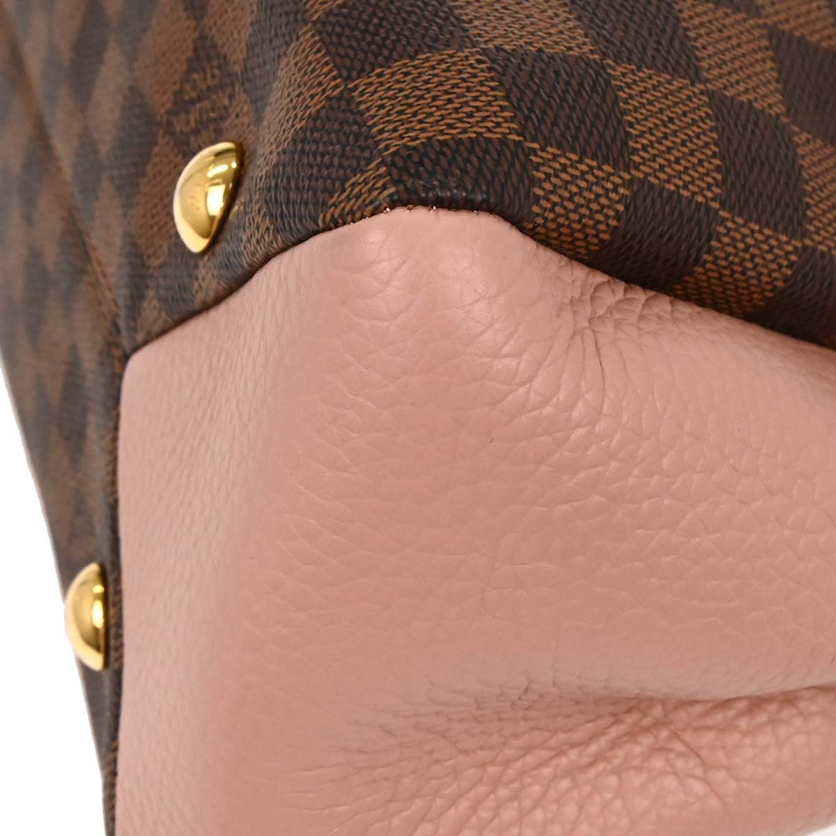 Louis Vuitton Brittany Handbag Damier Brown Canvas Handbag (Pre-Owned)