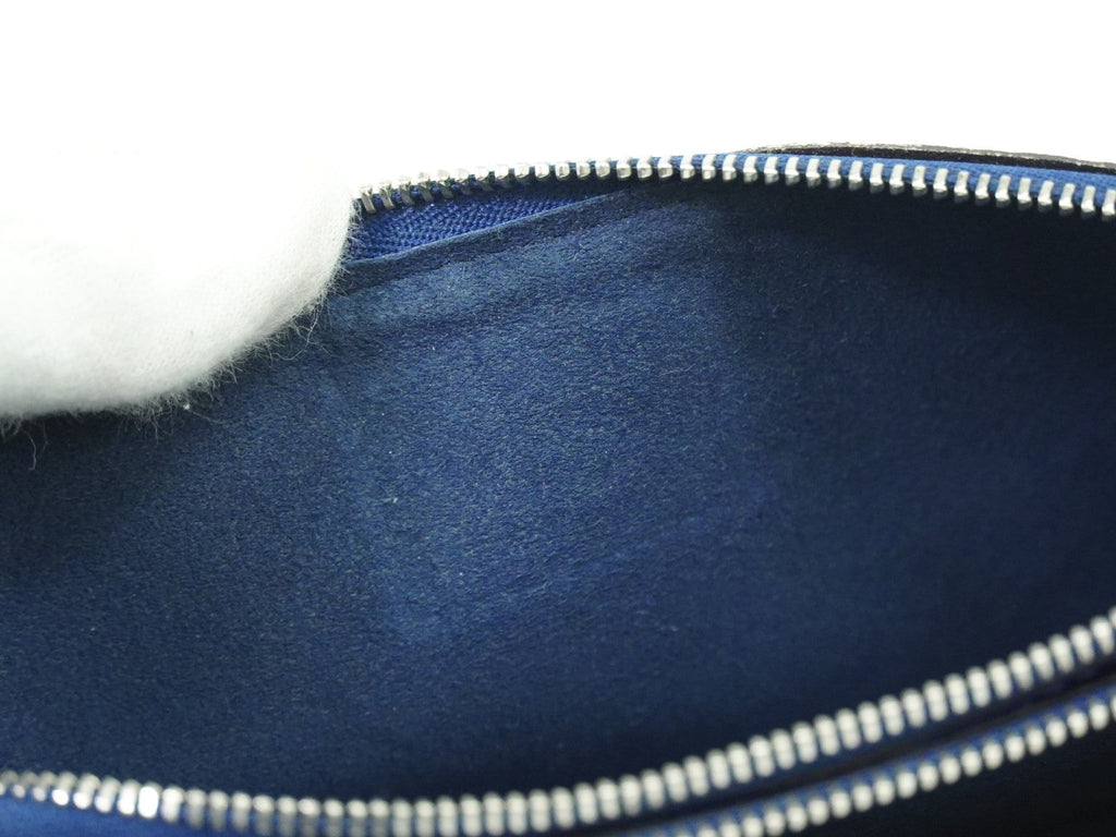 Louis Vuitton Double Zip Pochette Limited Edition Escale Monogram Giant Blue Canvas Shoulder Bag Bag (Pre-Owned)
