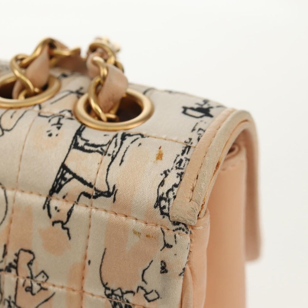 Chanel Limited Edition Scarf Flap Bag Printed Silk And Leather Multicolour Leather Shoulder Bag Bag (Pre-Owned)