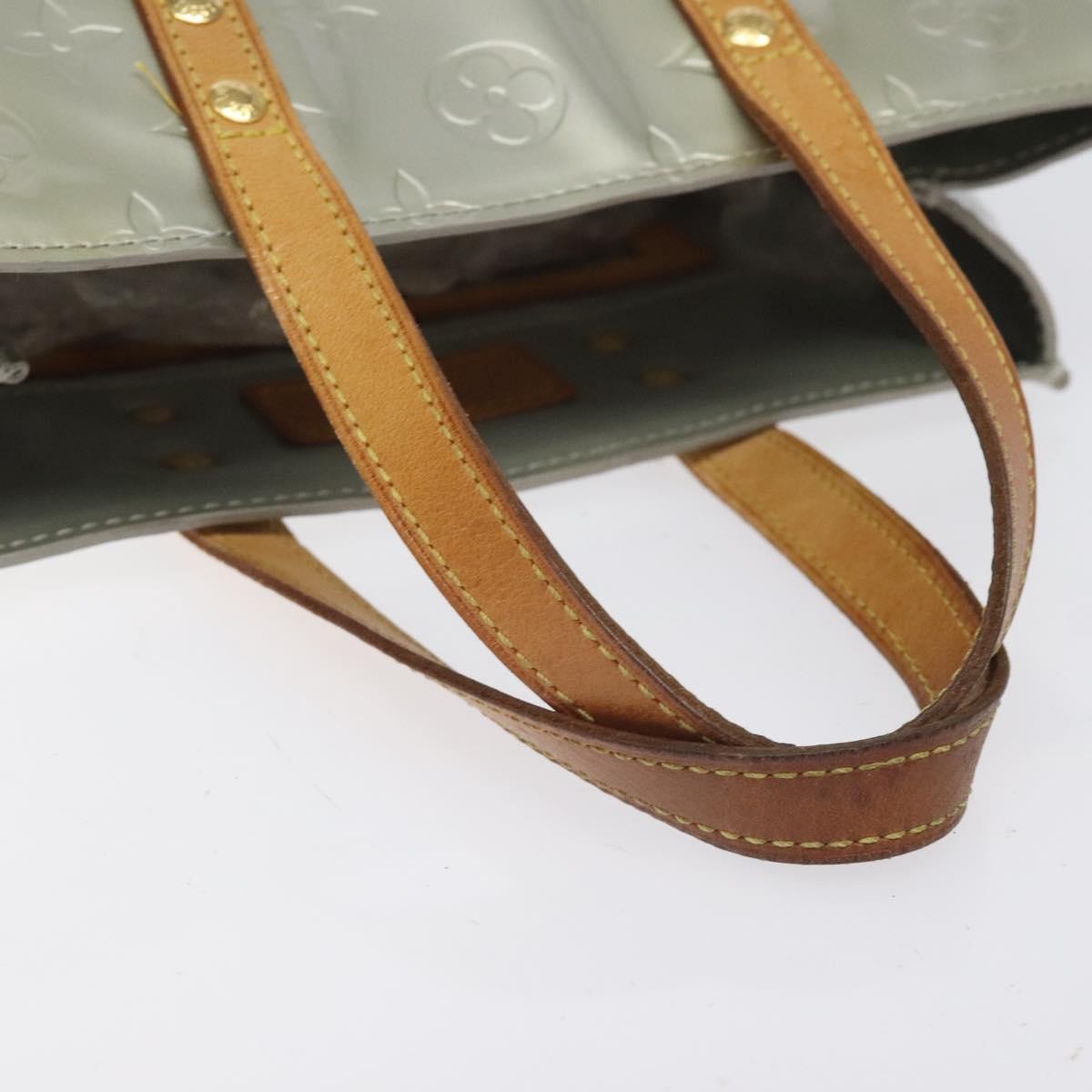 Louis Vuitton Reade Handbag Monogram Vernis Gray Patent_Leather Handbag (Pre-Owned)