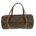 Louis Vuitton Papillon Handbag Monogram Canvas Brown Canvas Handbag (Pre-Owned)