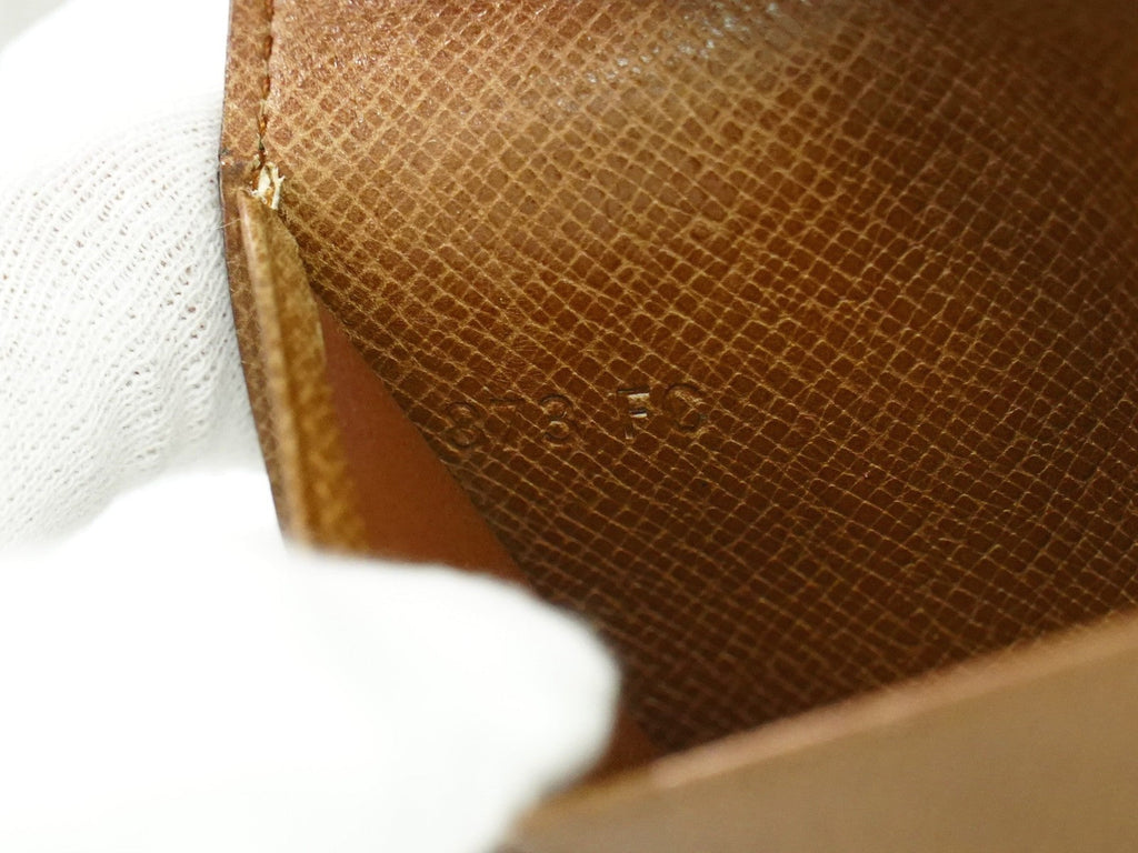Louis Vuitton Porte Tresor Etui Papiers Wallet Monogram Canvas Brown Canvas Card Holders Accessory (Pre-Owned)