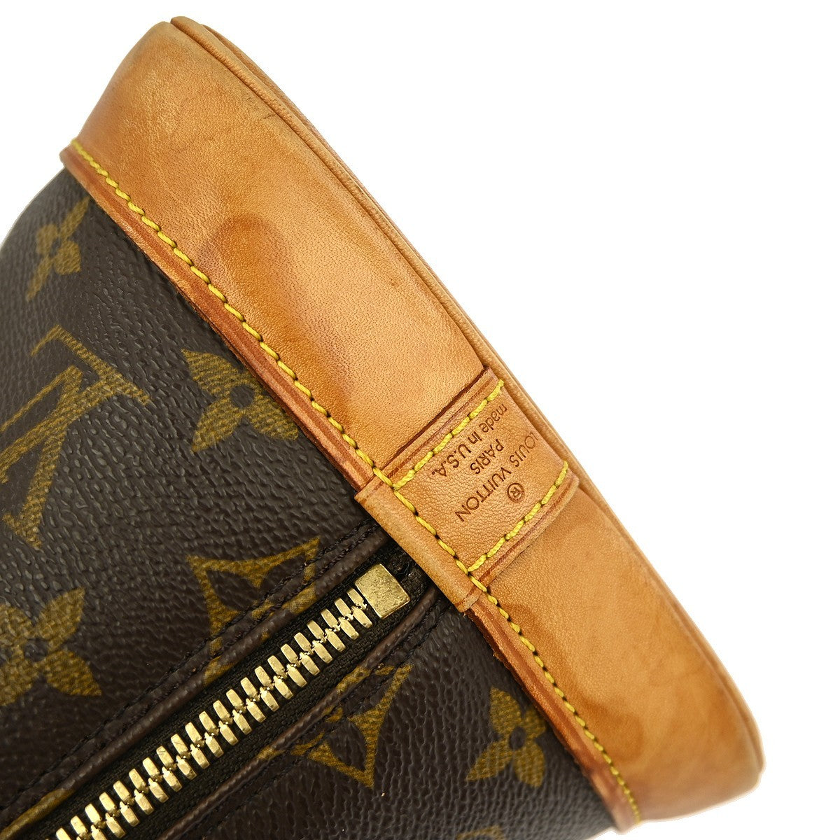 Louis Vuitton Alma Handbag Monogram Canvas Brown Canvas Handbag (Pre-Owned)
