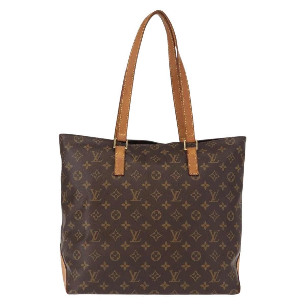 Louis Vuitton Cabas Mezzo Monogram Canvas Brown Canvas Tote Bag Bag (Pre-Owned)