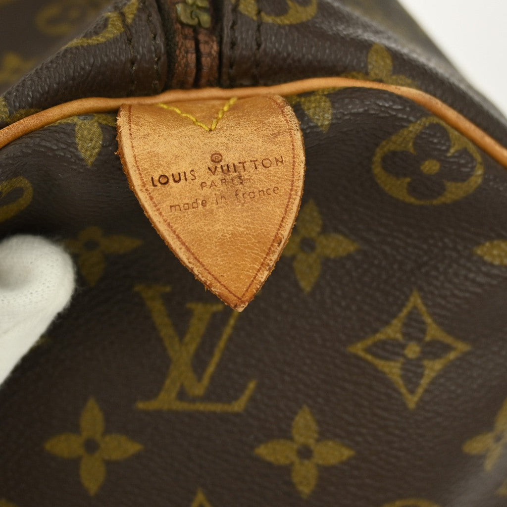 Louis Vuitton Keepall Bag Monogram Canvas Brown Canvas Travel Bag Bag (Pre-Owned)