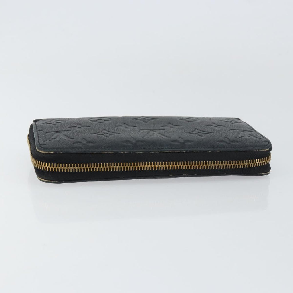 Louis Vuitton Zippy Wallet Nm Leather Empreinte Black Leather Wallets Accessory (Pre-Owned)