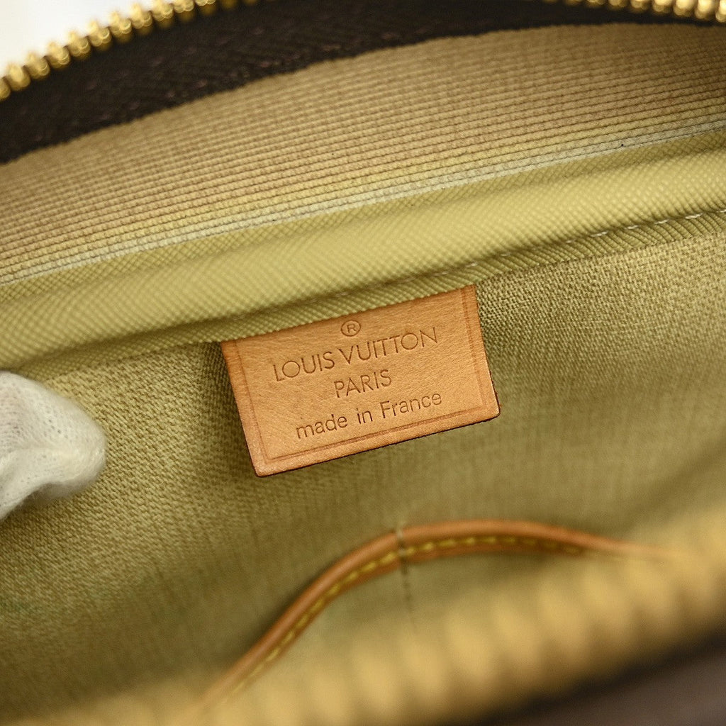Louis Vuitton Deauville Handbag Monogram Canvas Brown Canvas Handbag (Pre-Owned)