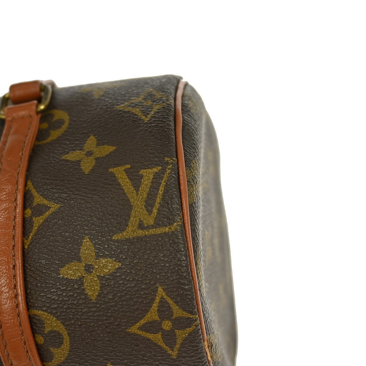 Louis Vuitton Papillon Handbag Monogram Canvas Brown Canvas Handbag (Pre-Owned)