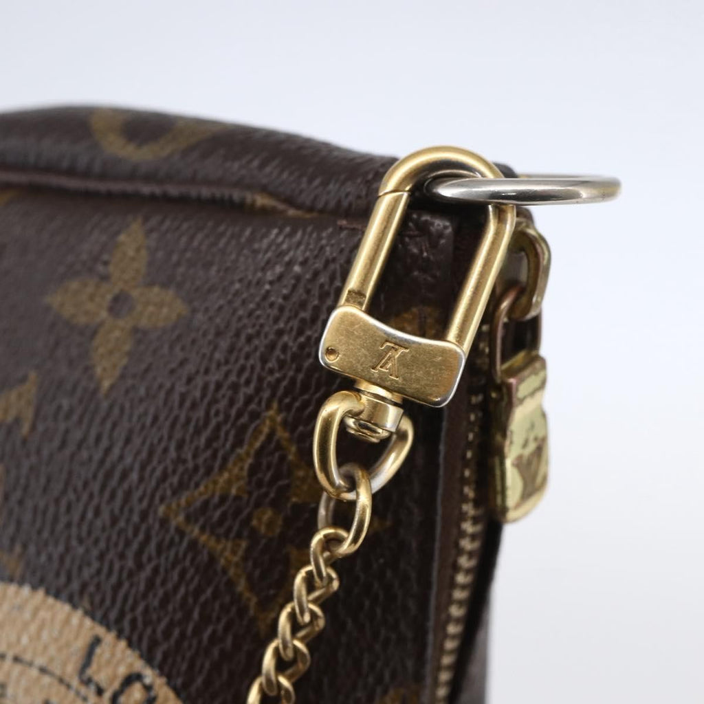 Louis Vuitton Pochette Accessoires Limited Edition Monogram Canvas Brown Canvas Clutche & Pouche Bag (Pre-Owned)