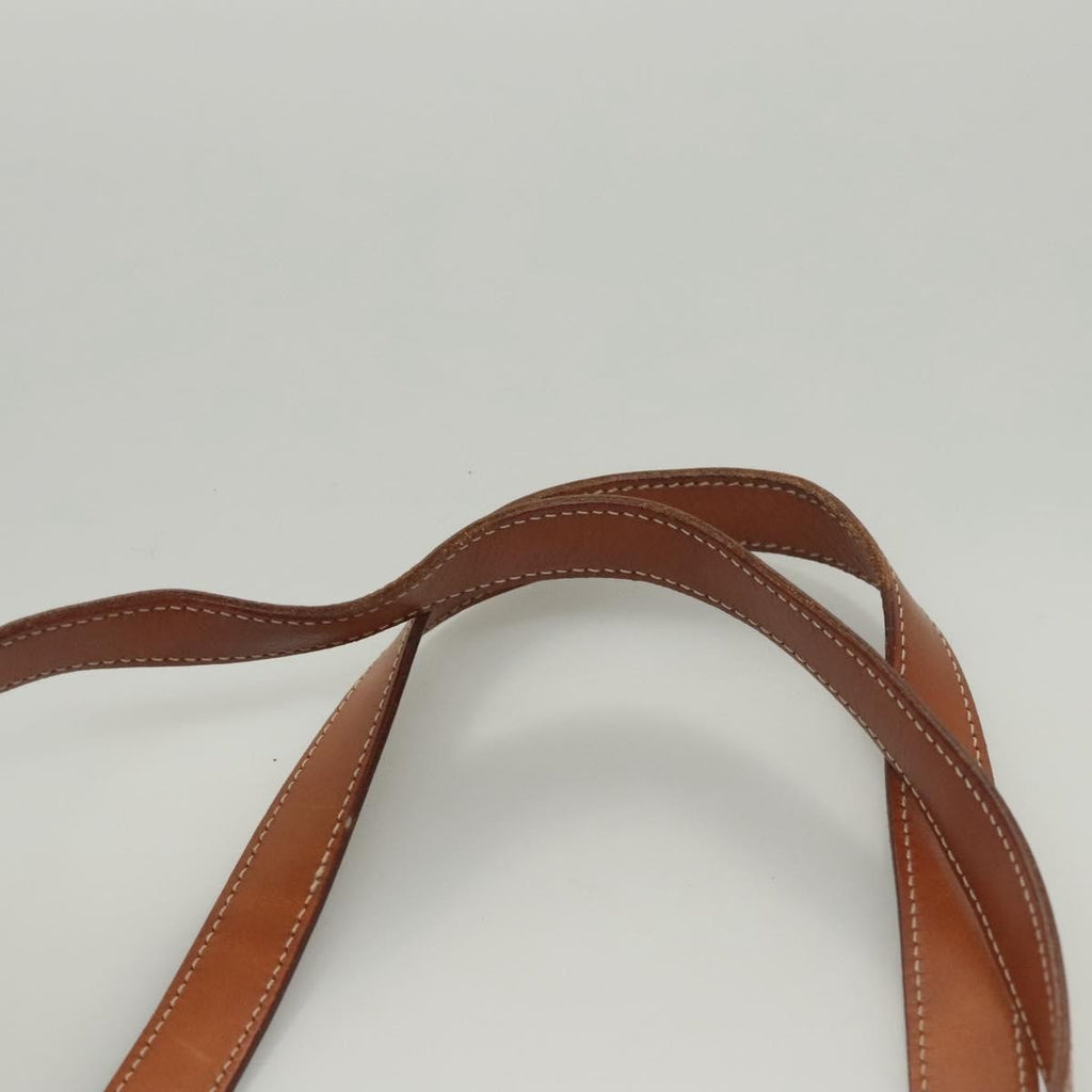 Celine Vintage Macadam Tote Bag Canvas Brown Canvas Tote Bag Bag (Pre-Owned)