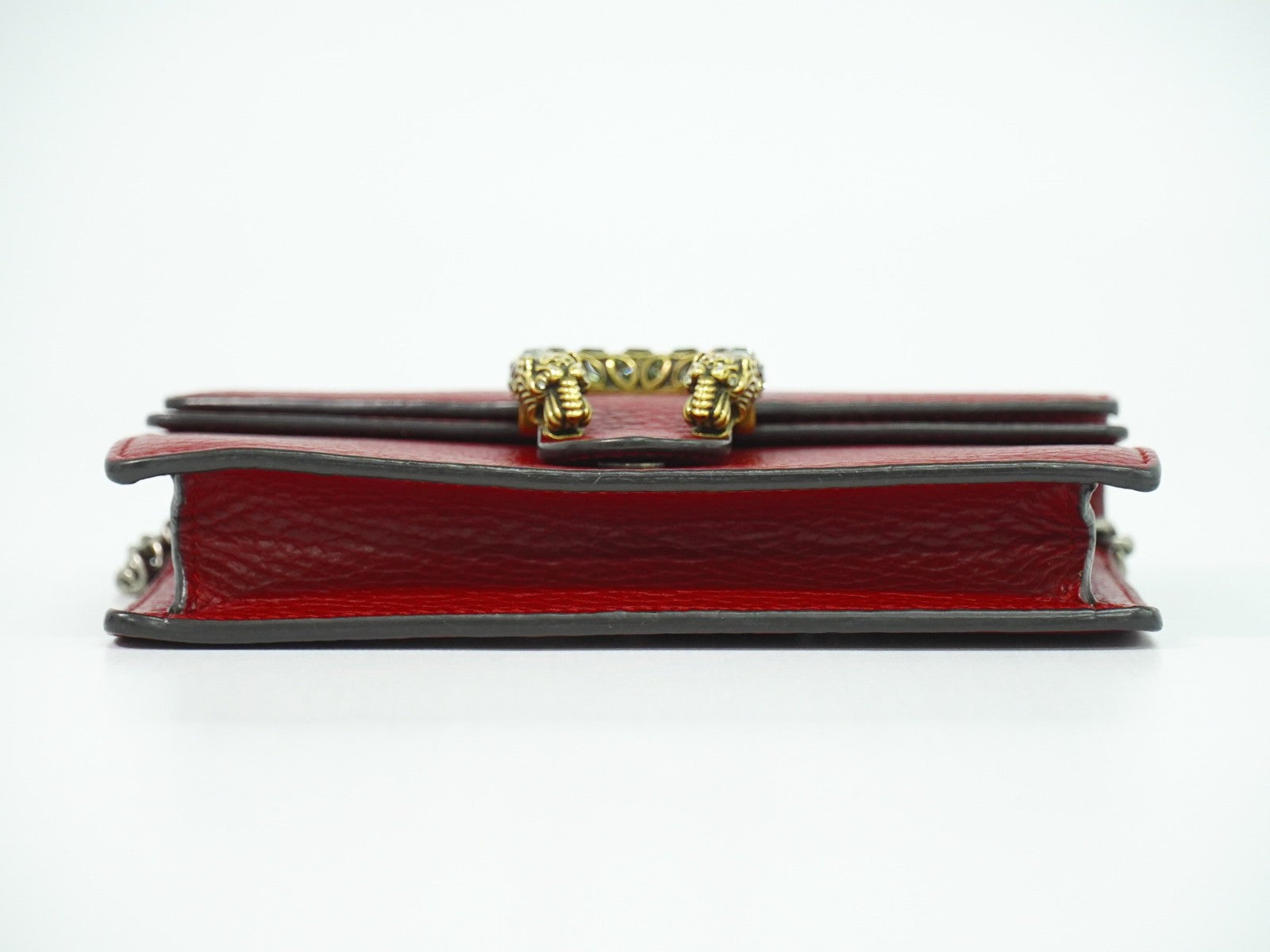 Gucci Dionysus Bag Leather Red Leather Crossbody Bag Bag (Pre-Owned)