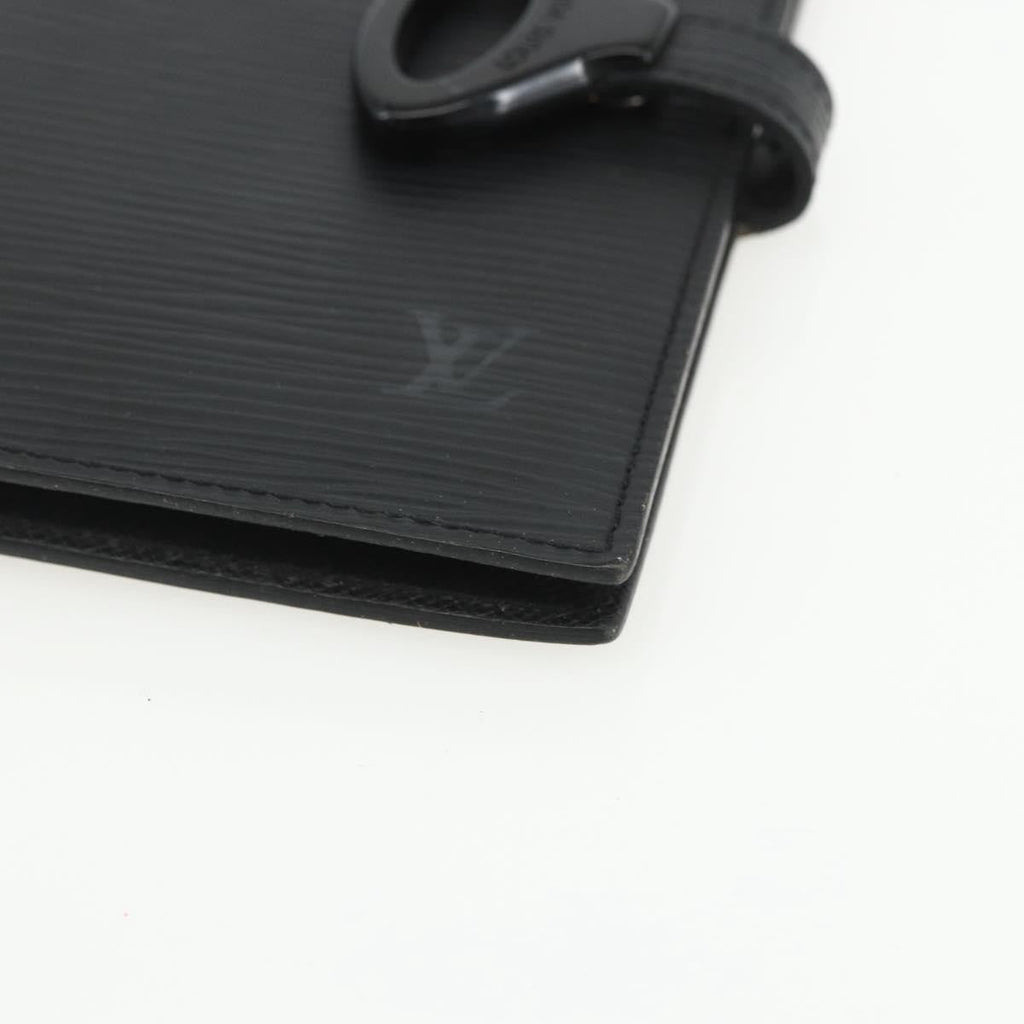 Louis Vuitton Agenda Cover Epi Leather Black Leather Wallets Accessory (Pre-Owned)