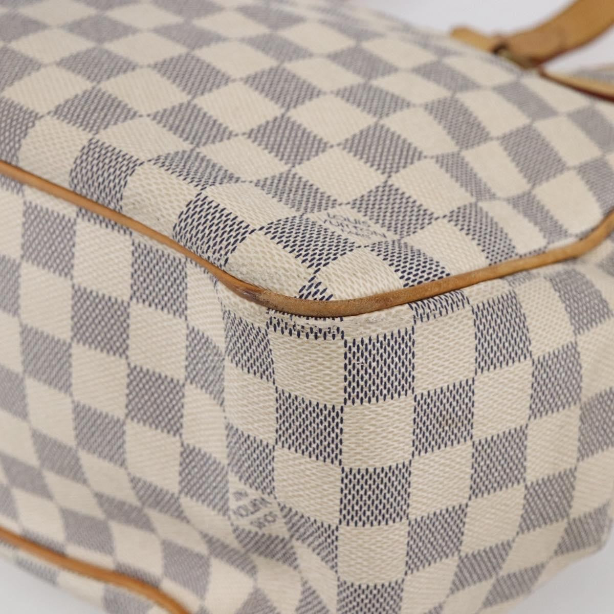 Louis Vuitton Batignolles Handbag Damier White Canvas Tote Bag Bag (Pre-Owned)