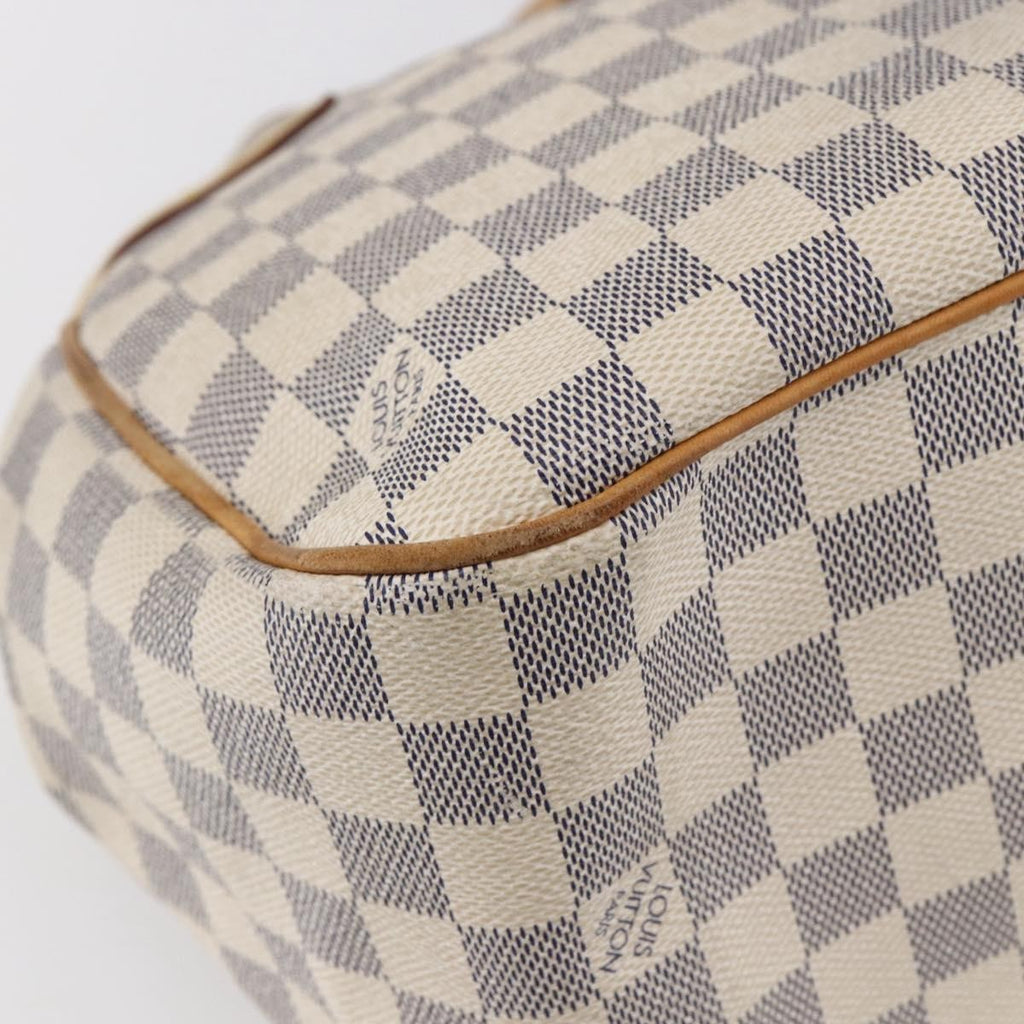 Louis Vuitton Batignolles Handbag Damier White Canvas Tote Bag Bag (Pre-Owned)