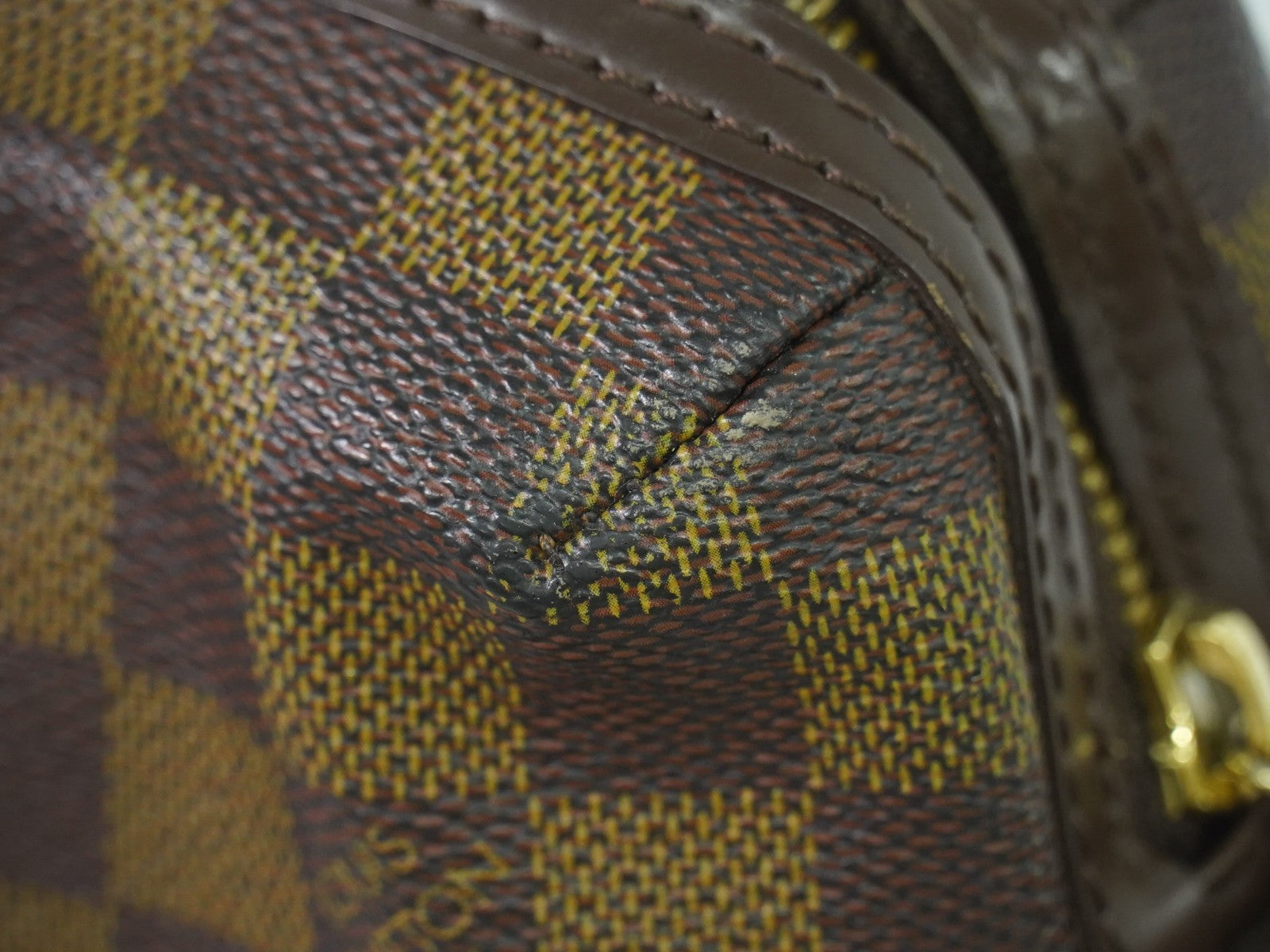 Louis Vuitton Trotteur Beaubourg Handbag Damier Brown Canvas Shoulder Bag Bag (Pre-Owned)