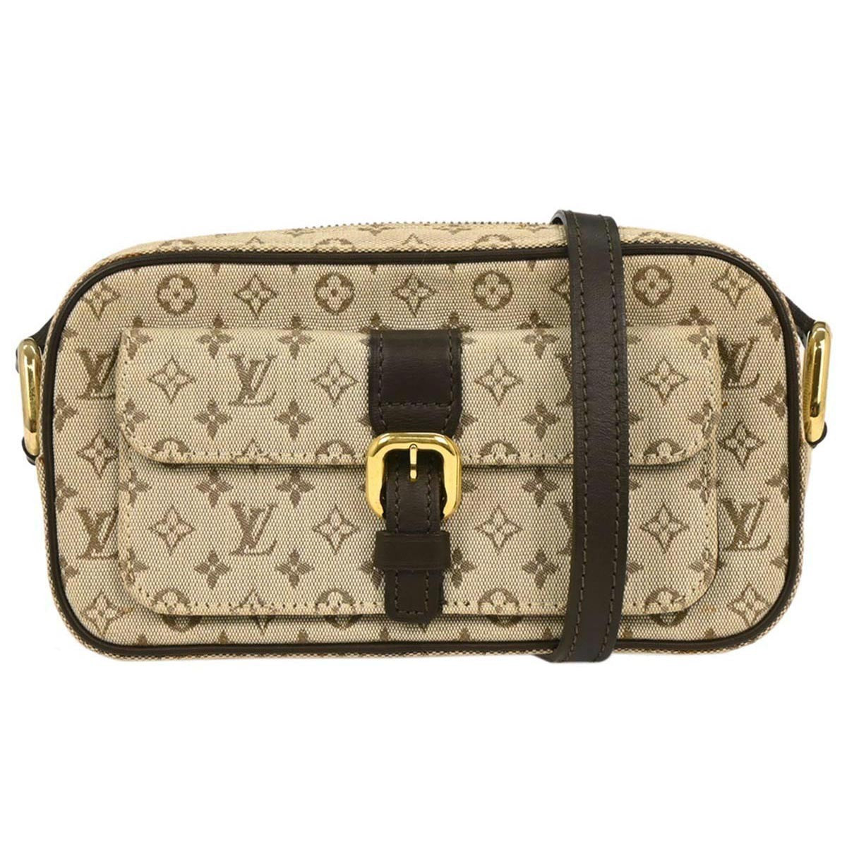 Louis Vuitton Juliette Crossbody Bag Mini Lin Khaki Canvas Shoulder Bag Bag (Pre-Owned)