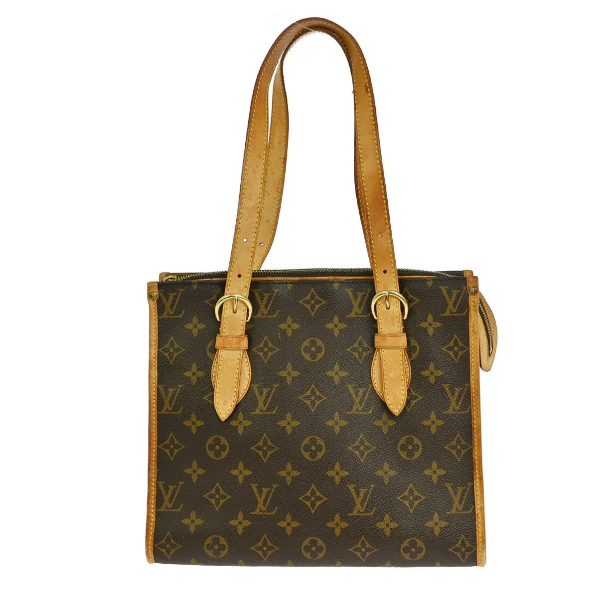 Louis Vuitton Popincourt Tote Monogram Canvas Brown Canvas Tote Bag Bag (Pre-Owned)