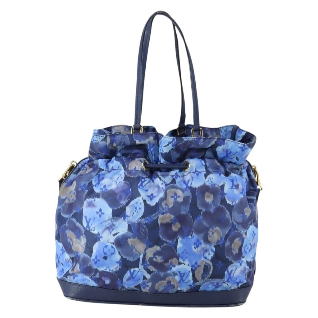 Louis Vuitton Noefull Handbag Ikat Nylon Blue Nylon Handbag (Pre-Owned)