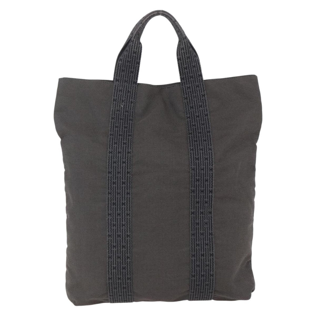 Hermes Fourre-Tout Herline Fourre-Tout Herline Gray Canvas Tote Bag Bag (Pre-Owned)