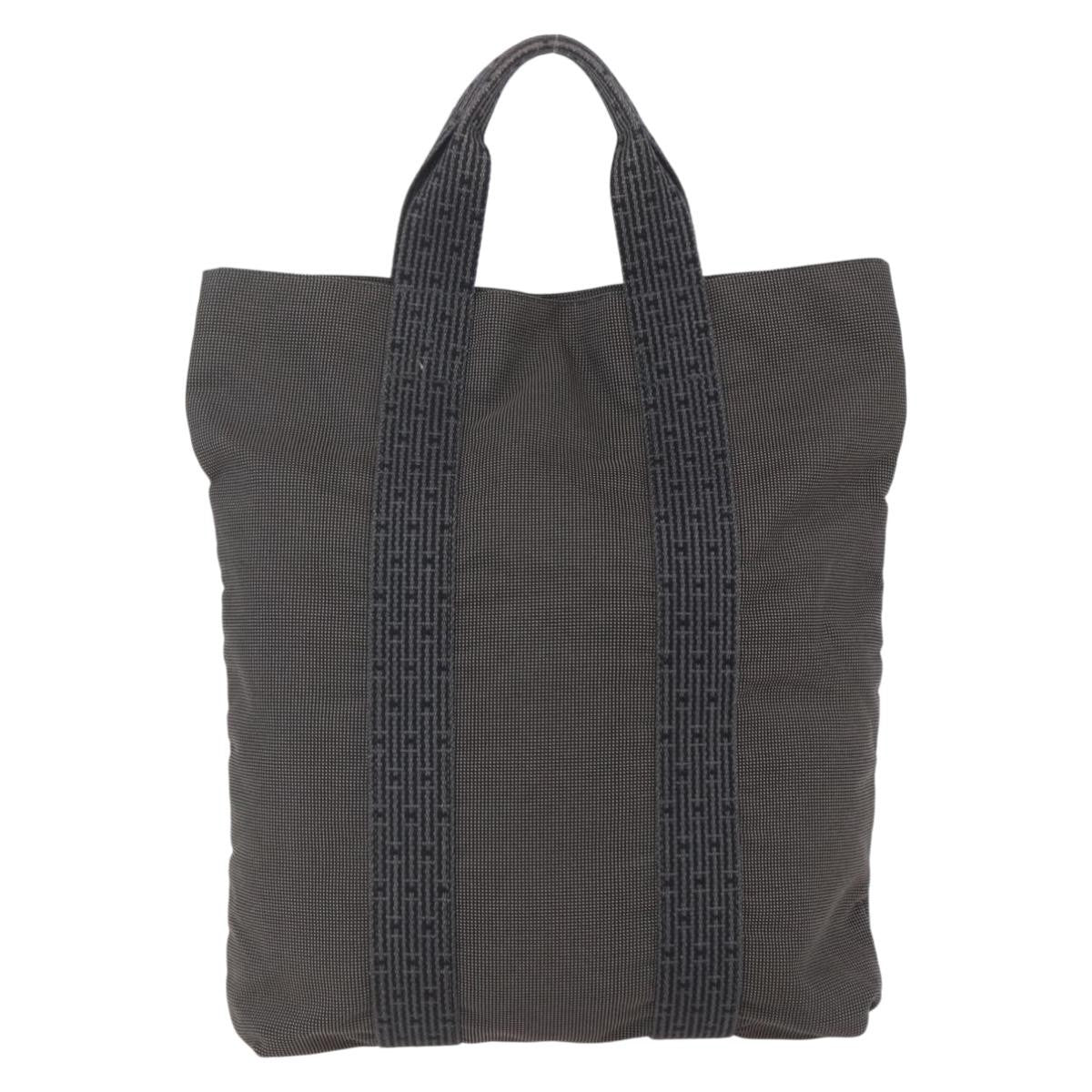 Hermes Fourre-Tout Herline Fourre-Tout Herline Gray Canvas Tote Bag Bag (Pre-Owned)