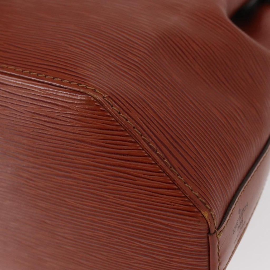 Louis Vuitton Vintage Sac D'epaule Handbag Epi Leather Brown Leather Shoulder Bag Bag (Pre-Owned)