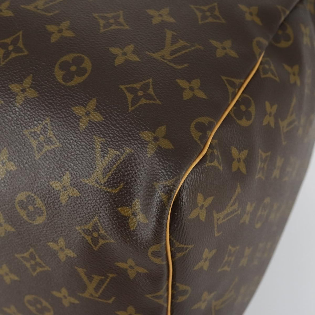 Louis Vuitton Keepall Bag Monogram Canvas Brown Canvas Travel Bag Bag (Pre-Owned)