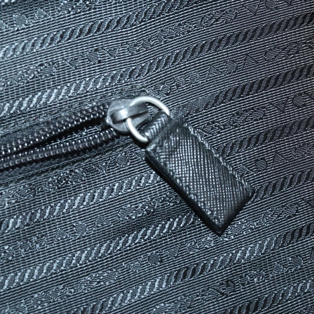 Prada Trunk Bag Nylon Black Nylon Travel Bag Bag (Pre-Owned)