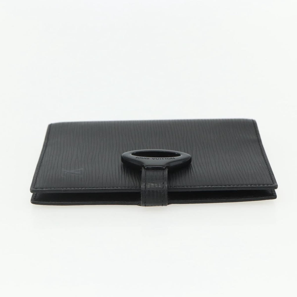 Louis Vuitton Agenda Cover Epi Leather Black Leather Wallets Accessory (Pre-Owned)