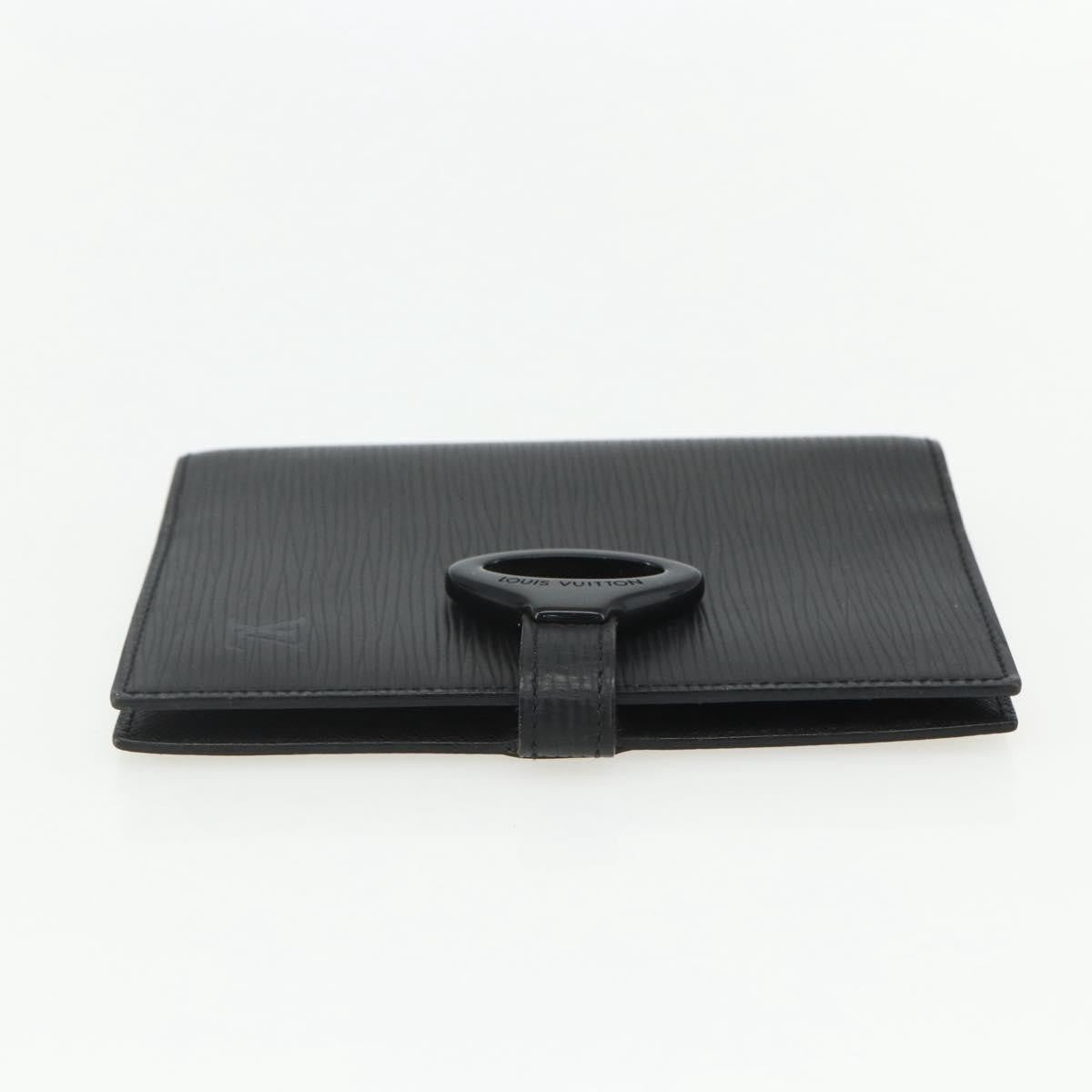 Louis Vuitton Agenda Cover Epi Leather Black Leather Wallets Accessory (Pre-Owned)