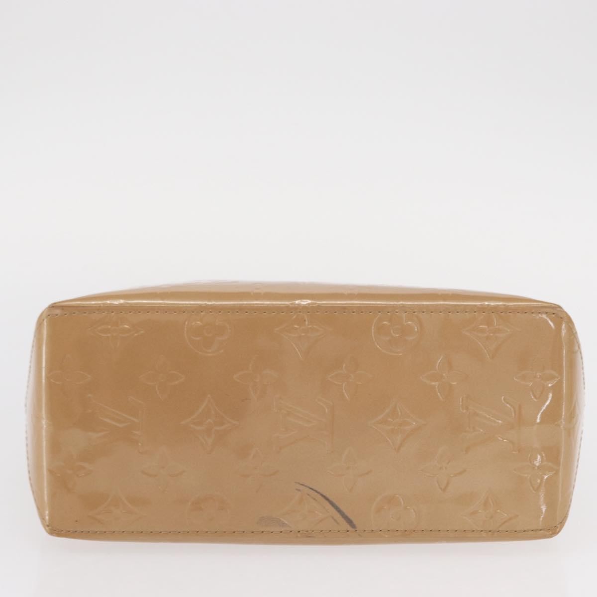 Louis Vuitton Reade Handbag Monogram Vernis Beige Patent_Leather Handbag (Pre-Owned)