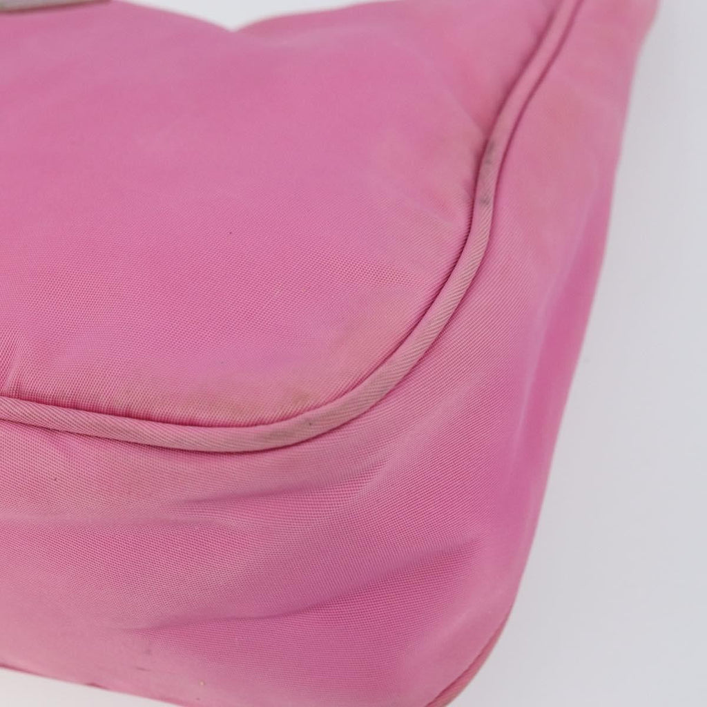 Prada Hobo Tessuto Pink Nylon Handbag (Pre-Owned)