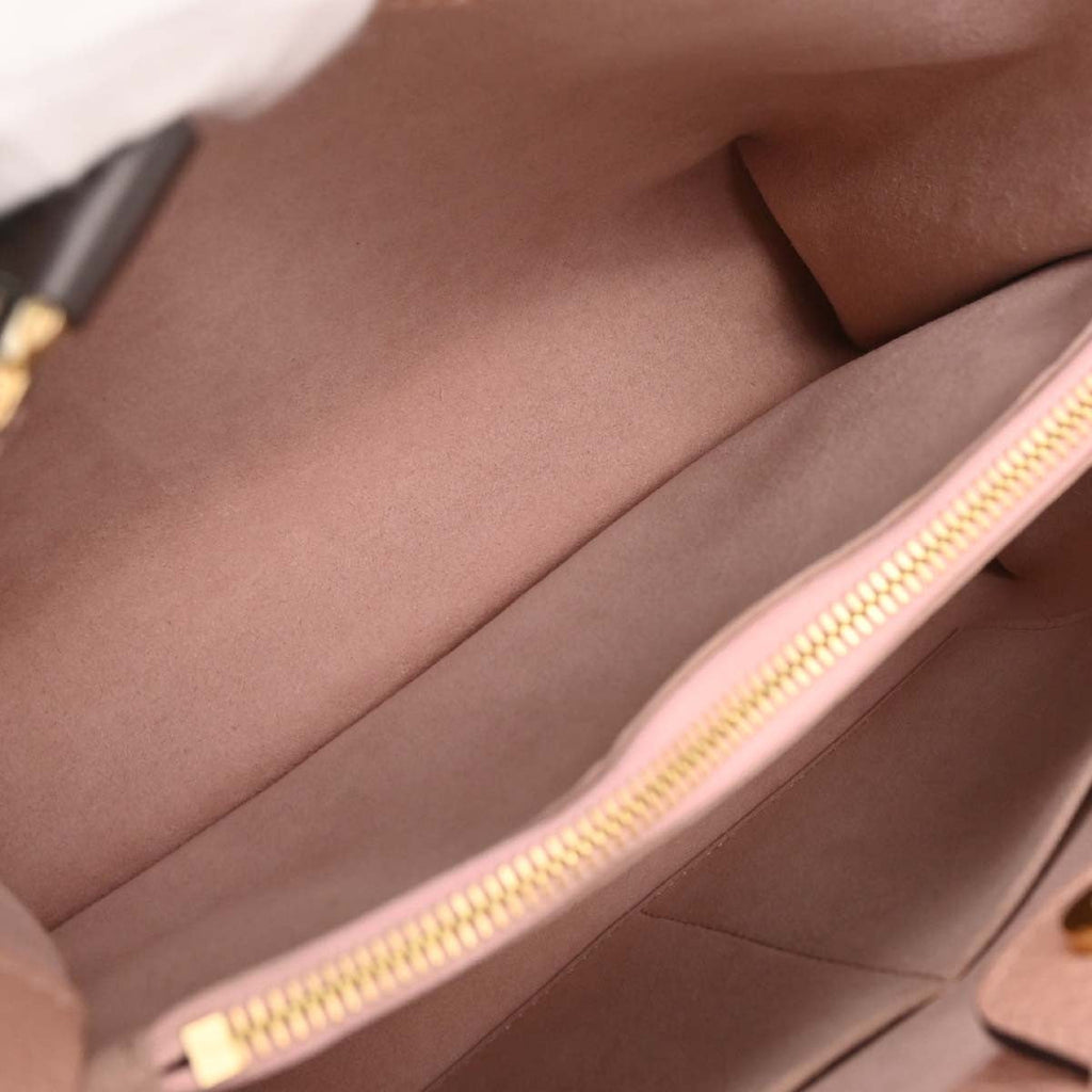 Louis Vuitton Brittany Handbag Damier Brown Canvas Handbag (Pre-Owned)