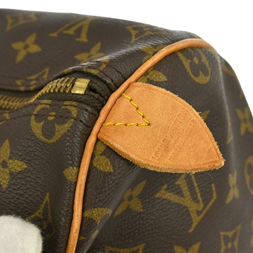 Louis Vuitton Keepall Bag Monogram Canvas Brown Canvas Travel Bag Bag (Pre-Owned)
