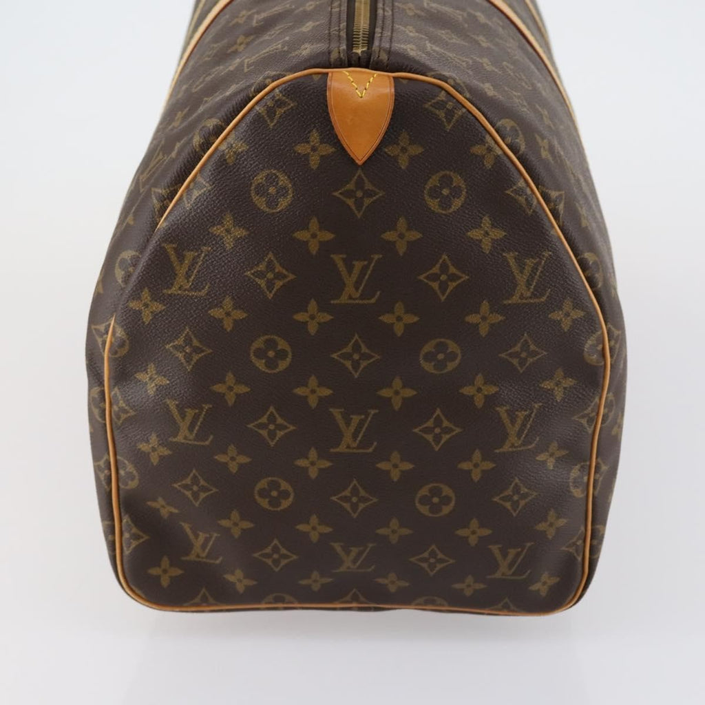 Louis Vuitton Keepall Bag Monogram Canvas Brown Canvas Travel Bag Bag (Pre-Owned)