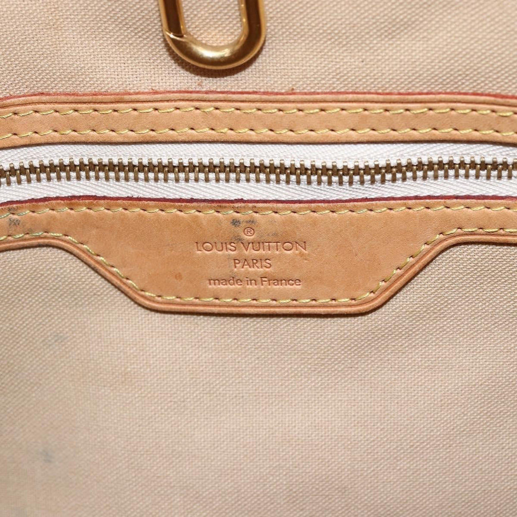 Louis Vuitton Batignolles Handbag Damier White Canvas Tote Bag Bag (Pre-Owned)