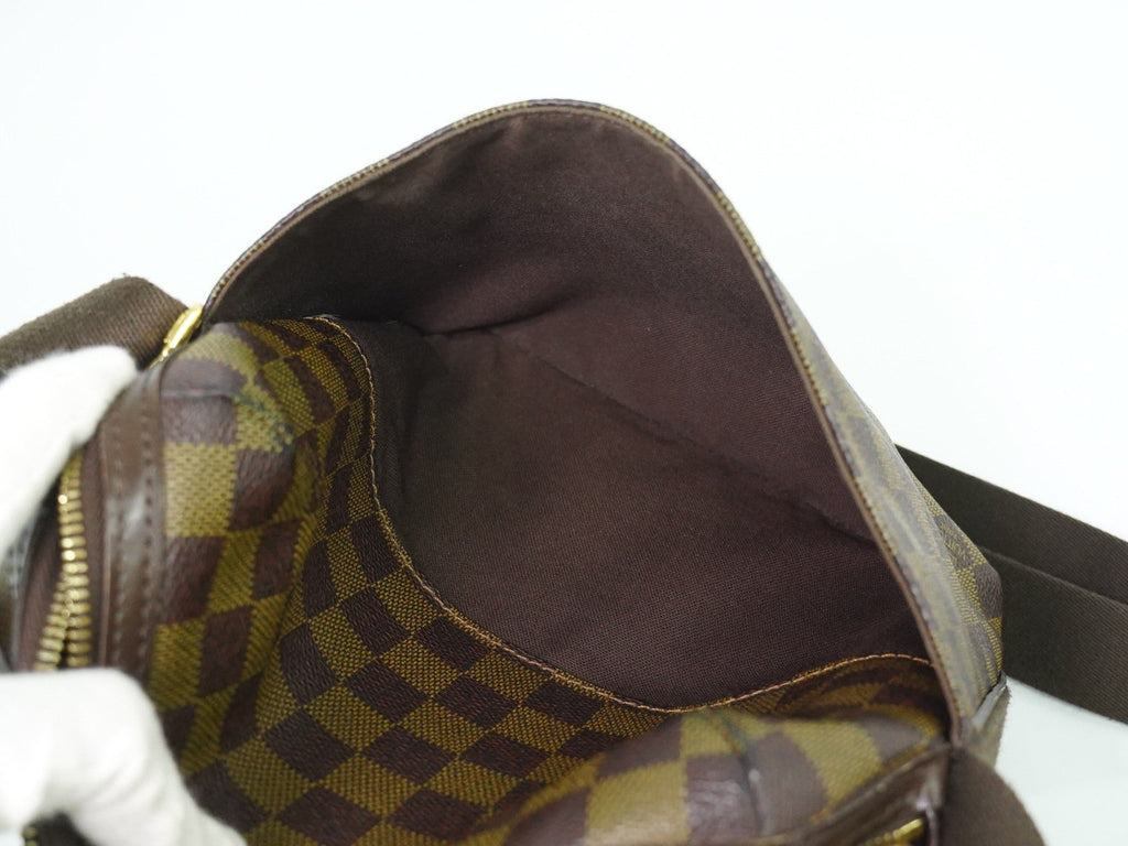 Louis Vuitton Trotteur Beaubourg Handbag Damier Brown Canvas Shoulder Bag Bag (Pre-Owned)
