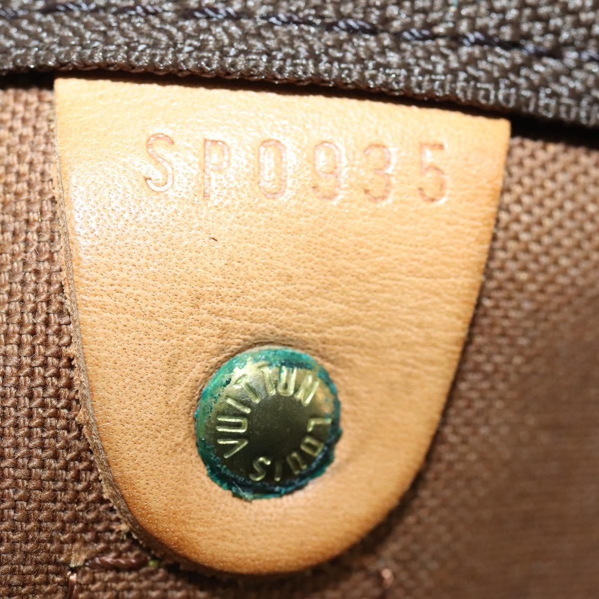 Louis Vuitton Keepall Bag Monogram Canvas Brown Canvas Travel Bag Bag (Pre-Owned)