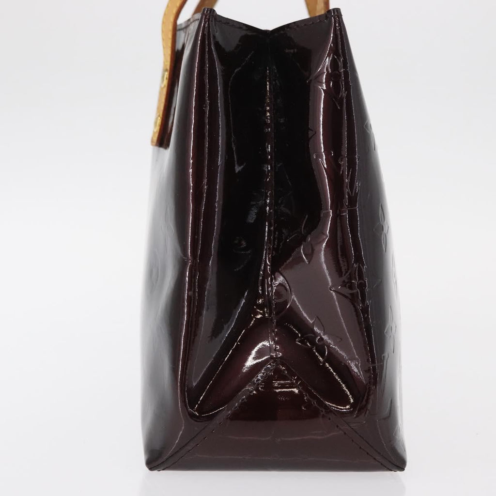 Louis Vuitton Reade Handbag Monogram Vernis Burgundy Patent_Leather Handbag (Pre-Owned)