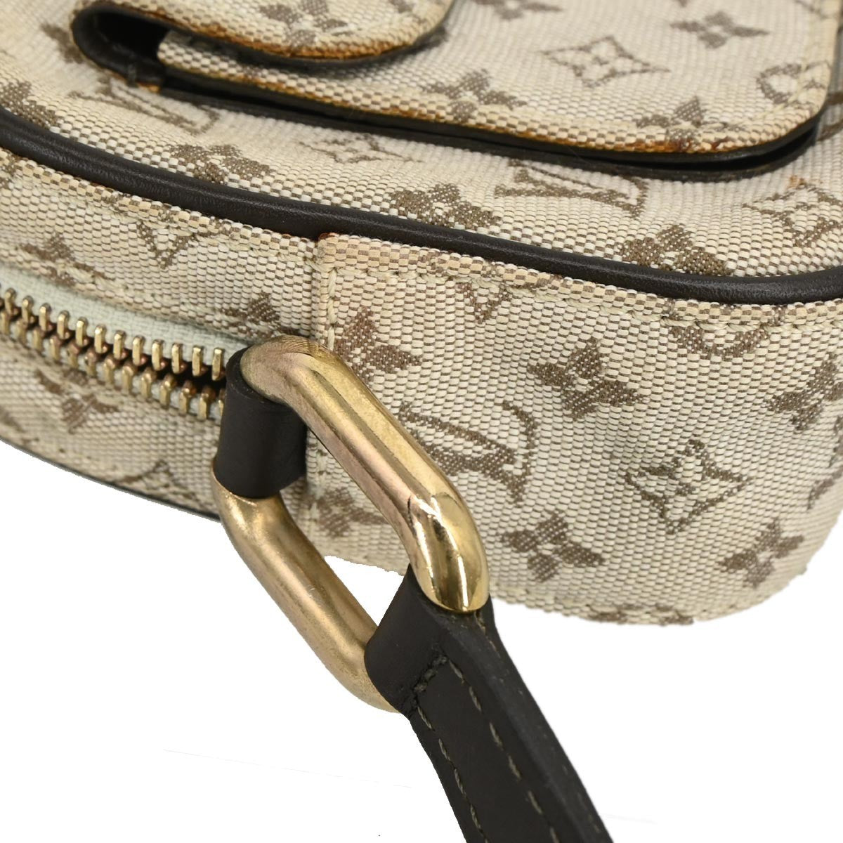 Louis Vuitton Juliette Crossbody Bag Mini Lin Khaki Canvas Shoulder Bag Bag (Pre-Owned)