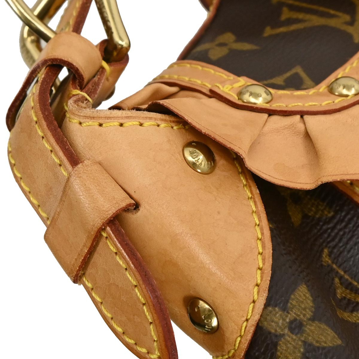 Louis Vuitton Leonor Handbag Monogram Canvas Brown Canvas Handbag (Pre-Owned)
