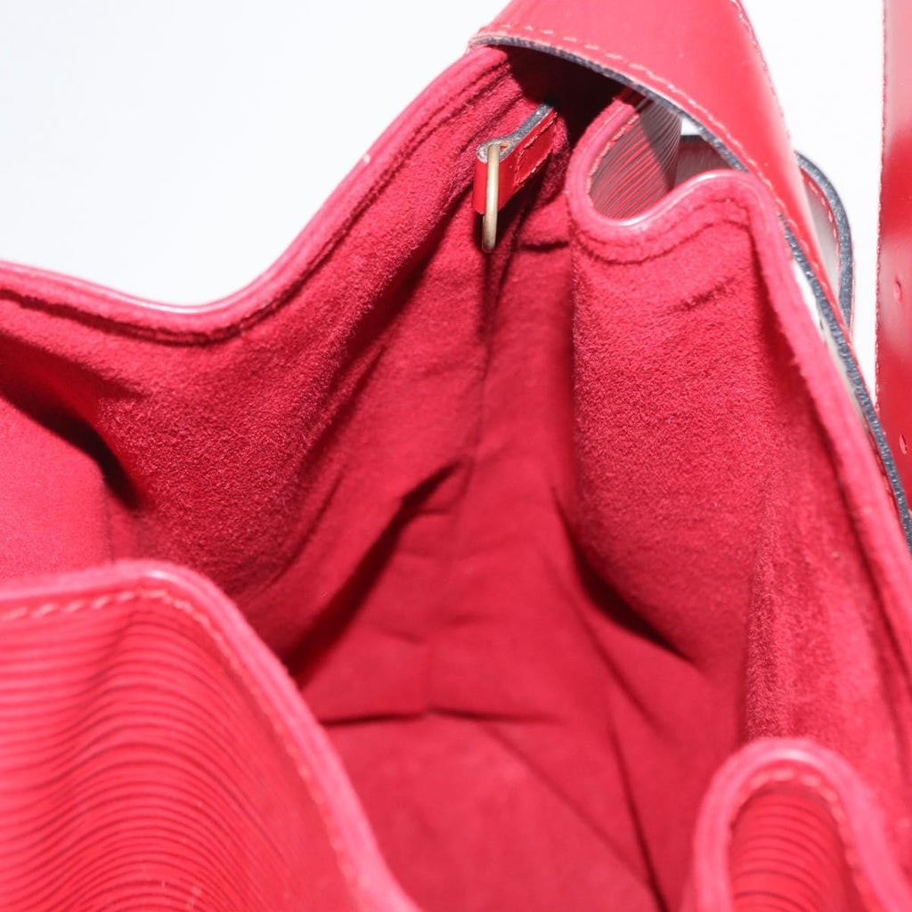 Louis Vuitton Vintage Sac D'epaule Handbag Epi Leather Red Leather Shoulder Bag Bag (Pre-Owned)