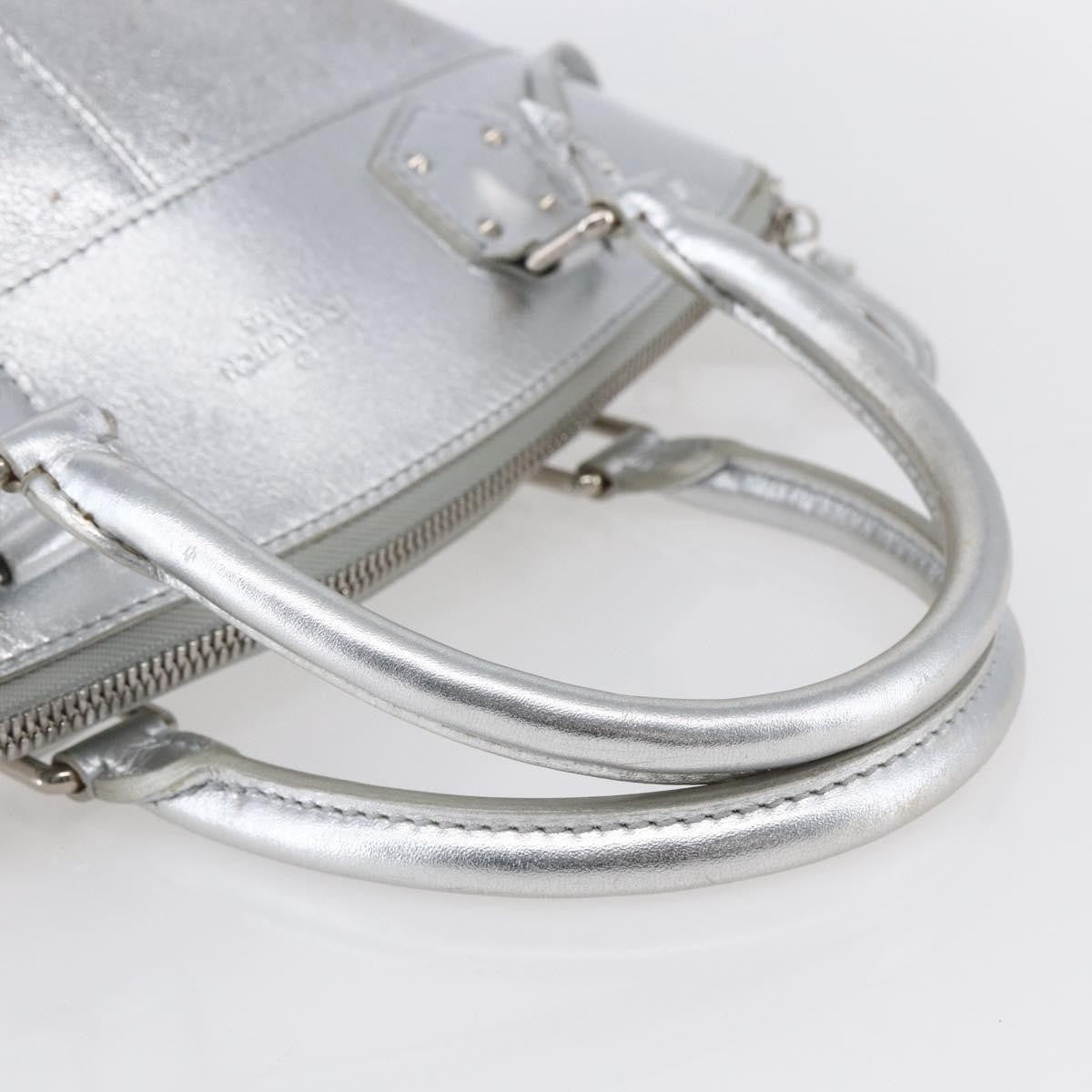 Louis Vuitton Suhali Lockit Handbag Leather Silver Leather Handbag (Pre-Owned)