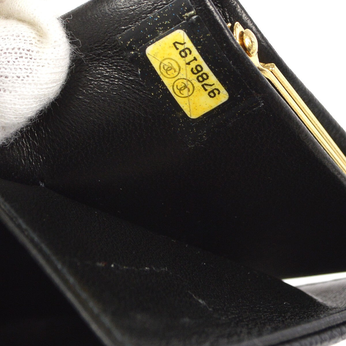 Chanel Timeless Cc French Wallet Caviar Black Leather Wallets Accessory (Pre-Owned)